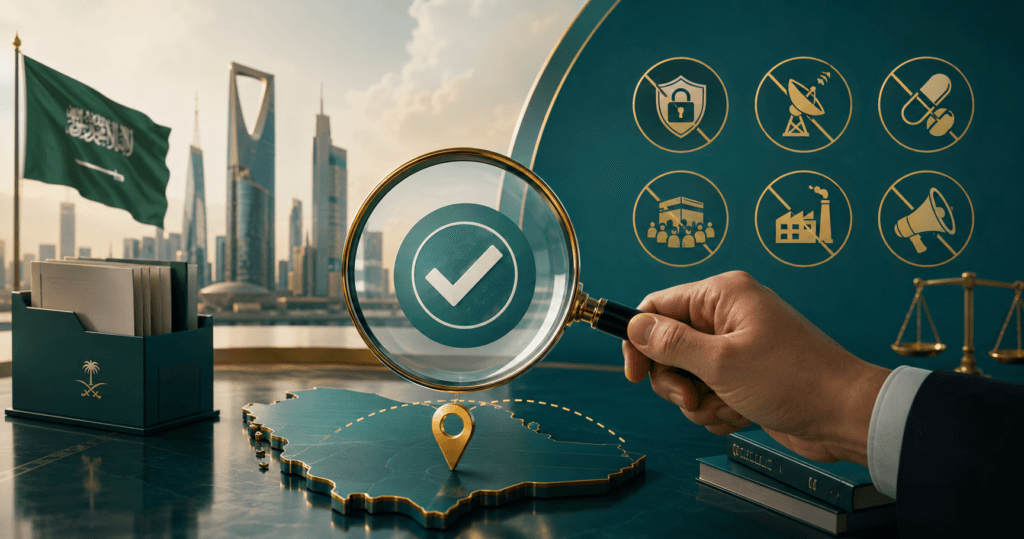 الأنشطة المستثناة من الاستثمار الأجنبي في السعودية 2026